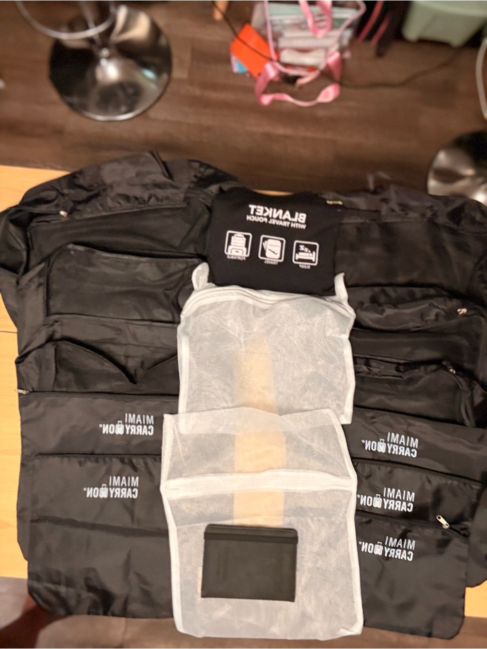 Black Travel Garment Bag